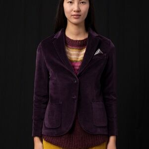 NWOT Women's Purple Velvet Blazer